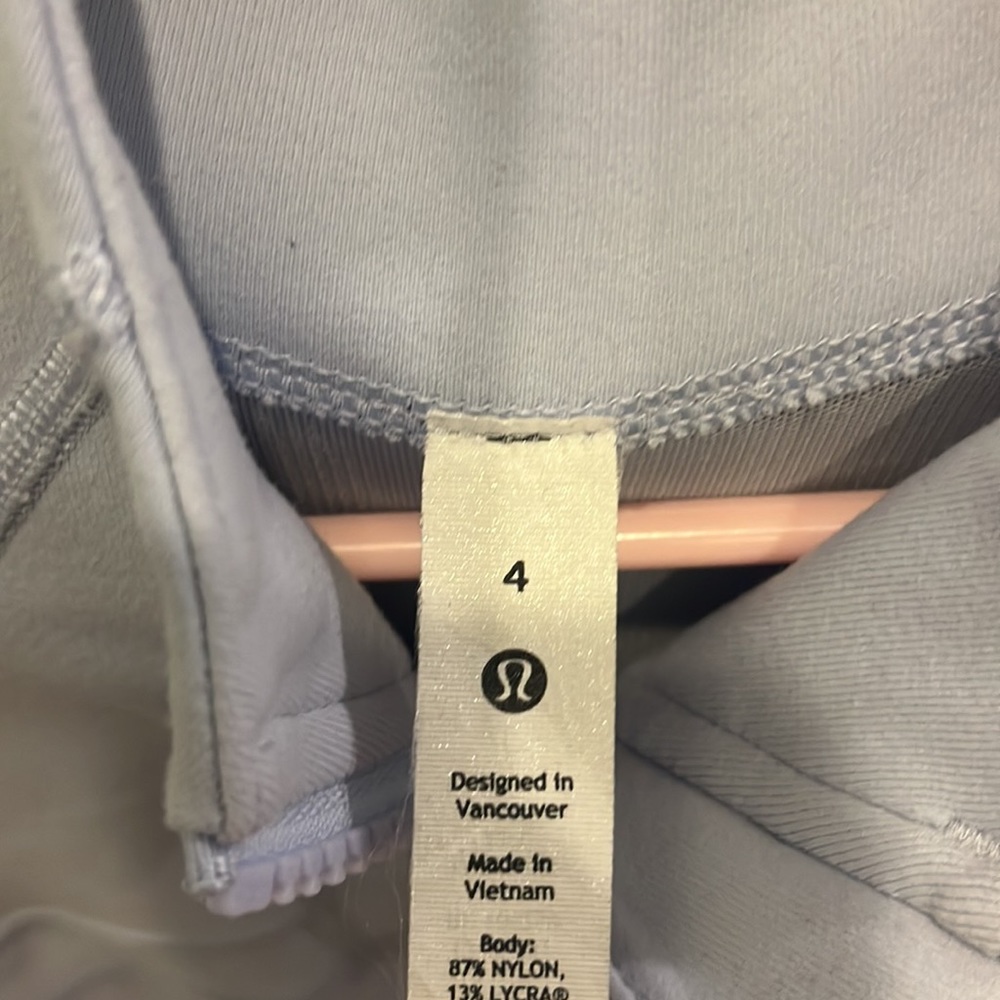 EUC "Pastel Blue" Lululemon Define Jacket Size 4 - Picture 3 of 8